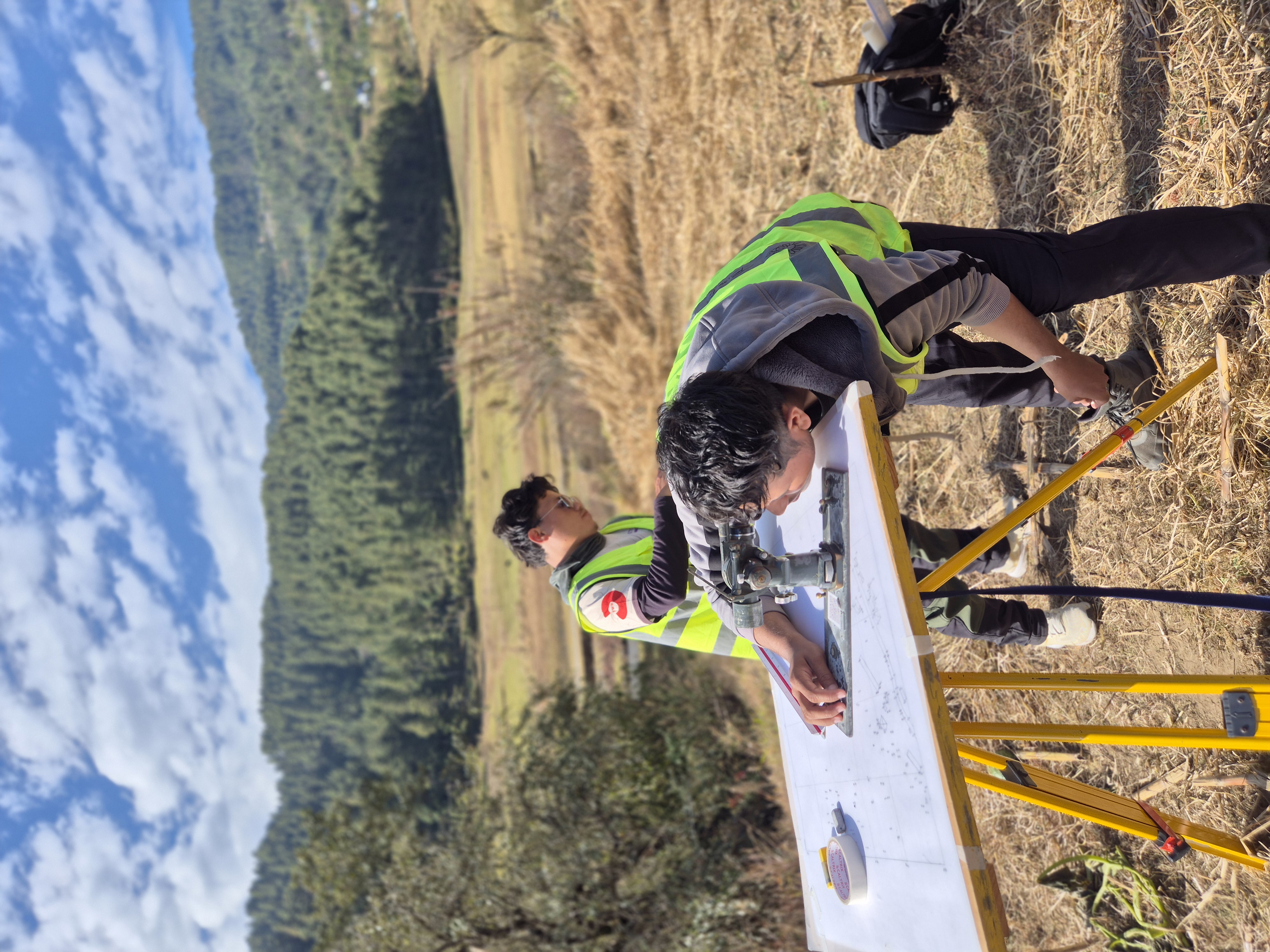 Plane Table Surveying Practice